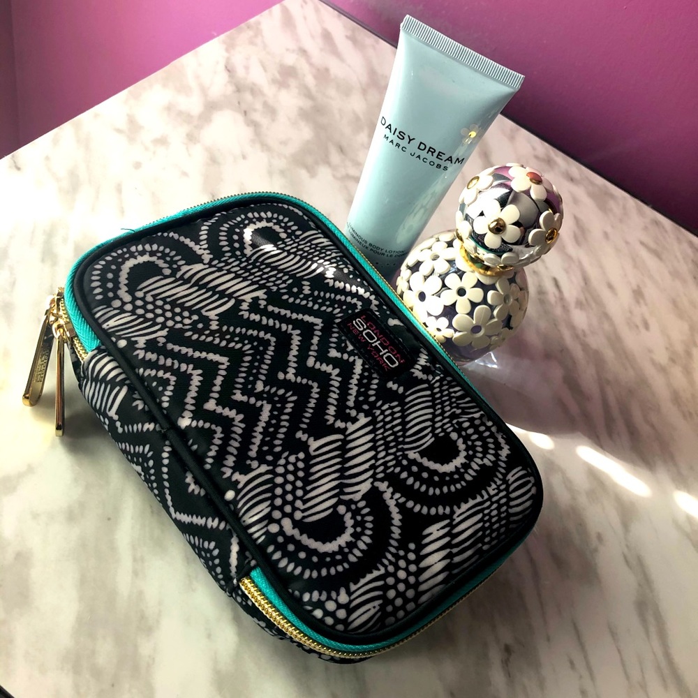 Makeup Pouch With Brush holder